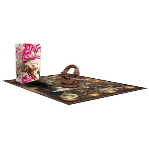 Epic Encounters: Temple of The Snake God RPG Fantasy Roleplaying Tabletop Game with Huge Boss Miniature, Double-Sided Game Mat, & Game Master Adventure Book with Monster Stats, 5E Compatible