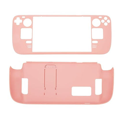 Julihai Game Console Kickstand Case, Ergonomic Shockproof Protective Cover Lite and Handheld Gaming Devices with Built-in Stand, Hands-Free Design (Pink)