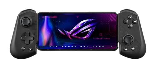 ASUS ROG Tessen Mobile Gaming Controller – Android Phones ONLY, Foldable, Compact, Wired USB-C, Programmable, Fast Charging, RGB – for Call of Duty: Warzone Mobile, Minecraft, Roblox, 350+ Games