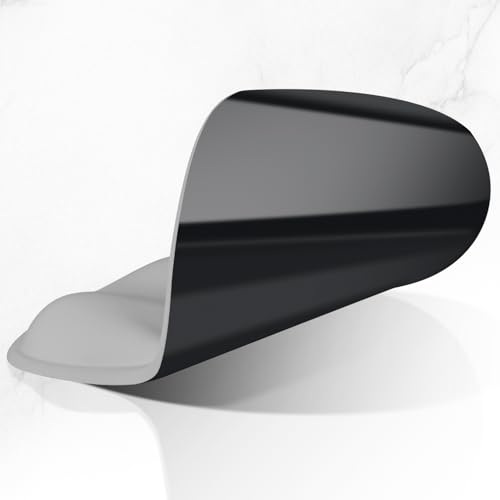 ITNRSIIET Ergonomic Mouse Pad with Wider Memory Foam Wrist Rest +17% - Curved Cushion Reduces Pressure 20%, Pain Relief, Non-Slip, Smooth, Cute Colors, 9.85 x 9 in, Space Gray - color: Space Gray