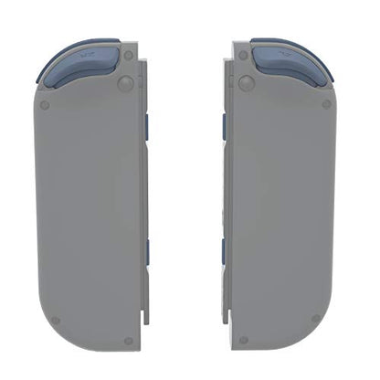eXtremeRate DIY Full Set Buttons for Nintendo Switch & Switch OLED, Custom Replacement Buttons for JoyCon, ABXY Direction Keys SR SL L R ZR ZL + - Home Capture Trigger Buttons Springs - Slate Gray - color: Slate Gray