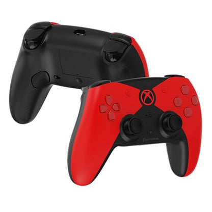 Hyperkin The Competitor Wired Controller for XBOX Series X|S, XBOX One & PC with Hall Effect Joysticks & Impulse Triggers, Symmetrical Layout & Precision D-Pad - Officially Licensed XBOX - Widow - color: 레드