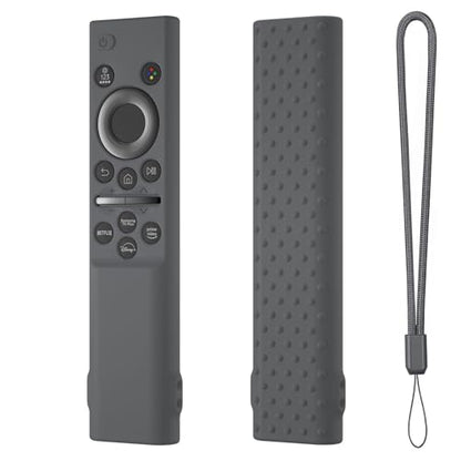 Hi Color Remote Cover for Samsung BN59-01388 BN59-01393 Silicone Remote Case Protective Sleeve (Dark Grey) - color: dark grey