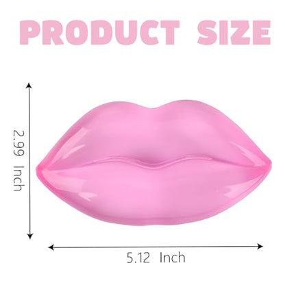 Gel Wrist Rest for Keyboard and Mouse Transparent Pink Lip Elbow Pad Cushion Ergonomic Cute Clear Cool Mouse Wrist Pad Silicone Non-Slip Support for Computer Gaming Home Office Women Girl Hand Pillow - color: Lip Pink