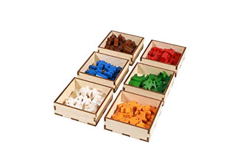 The Broken Token Game Organizer Compatible with Catan: Traders and Barbarians Expansion - style: Traders and Barbarians Expansion