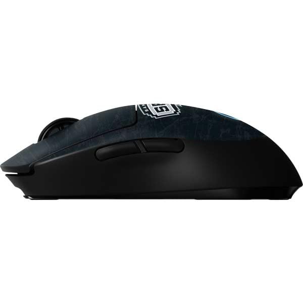 Skinit Decal Other Skin Compatible with G Pro Wireless Gaming Mouse - Officially Licensed NBA San Antonio Spurs Primary Logo Design - color: Black - DSTSPU01
