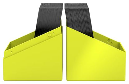 Ultimate Guard Boulder Solid 100+, Deck Case for 100 Double-Sleeved TCG Cards, Neon Yellow, Secure & Durable Storage for Trading Card Games, No Transparency - color: Neon Yellow