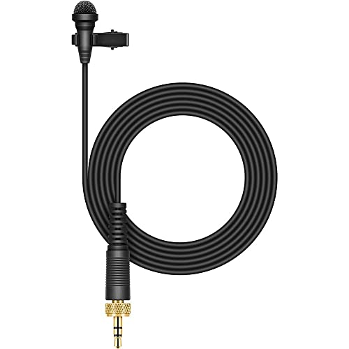 Sennheiser EW-DP ME 2 Set Camera-Mount Digital Wireless Omni Lavalier Mic System (R4-9: 552 to 607 MHz) Bundle with Auray WLW Fuzzy Windbuster and Watson Rapid Charger with 4 AA Batteries