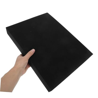HOMSFOU 4pcs Hand Tearable Foam Inserts for Camera and Game Box Foam for Shipping and Storage