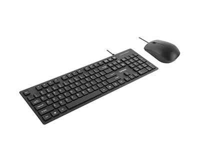 Lenovo 305 USB-C Wired Keyboard & Mouse Combo, Black, Spill-Resistant, Narrow Border, Adjustable Tilt, Full-Size Keyboard & Mouse, Compatible with Laptop, PC, Tablet, USB-C Connectivity Gaming Office - style: 305 USB C - Mouse + Keyboard