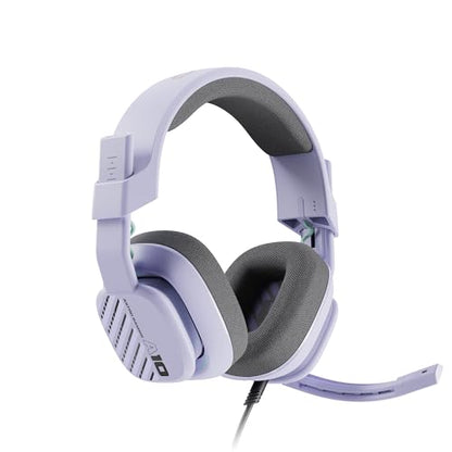 Logitech G Astro A10 Gen 2 Cross-Platform Wired Gaming Headset - Lilac | 3.5mm Headphone Jack, 32mm Drivers, Flip-to-Mute Mic, Over-Ear Cup Design - color: Lilac