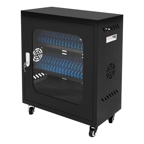 Rechargeable Mobile Phone Charging Cabinet,40 Slots Cell Phones Charging Station Portable Cellphone Charging Cart with Combination Lock, for Students and Employees, Tourists (40Slots) - size: 40Slots
