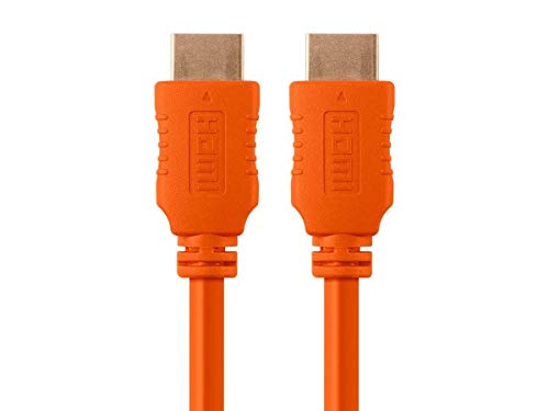 Monoprice 4K High Speed HDMI Cable - HDMI 2.0, 4K@60Hz, HDR, HDR10, Dolby Vision, 18Gbps, YUV 4:4:4, 28AWG, With Ferrite Cores, 1.5 Feet, Black
