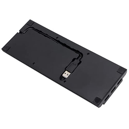 Vertical Gaming Console Cooling Stand with Light Bar for One X, 3 Fans, USB Hub Charging Ports, Decorative Design, ABS Material