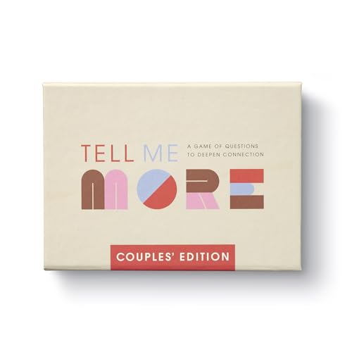 Tell Me More: Couples’ Edition – A Date Night Conversation Starter Game of 52 Questions to Deepen Your Connection with Your Partner - color: Couples Edition