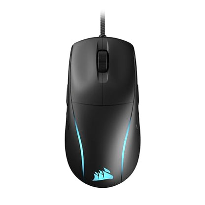Corsair M75 Wired RGB Lightweight FPS Gaming Mouse – 26,000 DPI – Swappable Side Buttons – PC – Black - color: Black, style: Wired Mouse