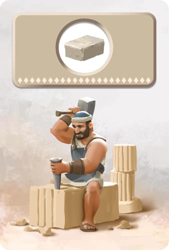 Asmodee 7 Wonders Architects - Shape History with Your Ingenious Wonders, Civilization Strategy Game for Kids and Adults, Ages 8+, 2-7 Players, 25 Minute Playtime | Build an ancient Wonder through fast, accessible strategy gameplay. Ages 8+, 2-7 Players,