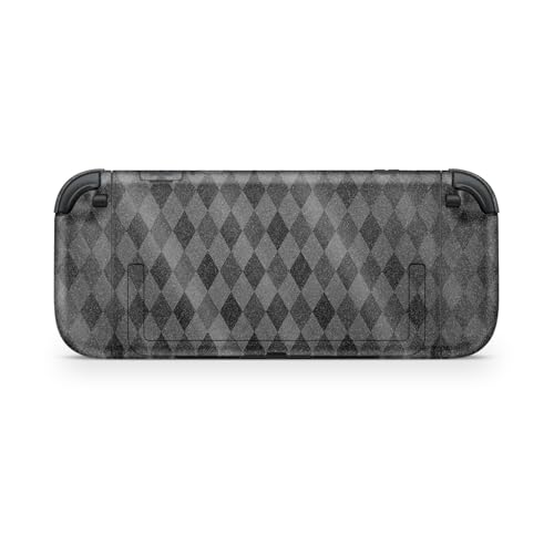 Glossy Glitter Gaming Skin Compatible with Nintendo Switch 2 Console Only - Black Argyle - Premium 3M Vinyl Protective Wrap Decal Cover - Easy to Apply | Crafted in The USA by MightySkins - color: Black Argyle, size: Switch 2 Console Skin Only, style: Glo