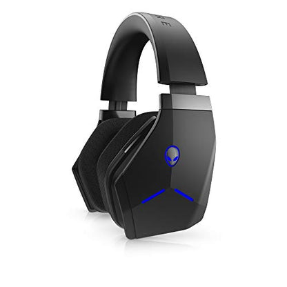 Alienware Wireless Gaming Headset–Aw988 –7.1 Surround Sound- RGB Alienfx -Boom Noise-Cancelling Mic -Sports Fabric Earcups -Works W/ PS4, Xbox One, Nintendo Switch & Mobile Devices Via 3.5mm Connector