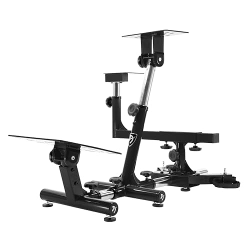 Arozzi Velocita Universal Racing Simulator Cockpit Compatible with Most Racing Sim Gear and Gaming Chairs Collapsible Telescopic and Portable - Black - color: BLACK