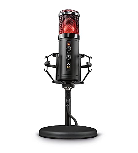 Trust Gaming GXT 256 Exxo USB Streaming Microphone for PC, Laptop and PS4, Black - style: GXT 256 Exxo