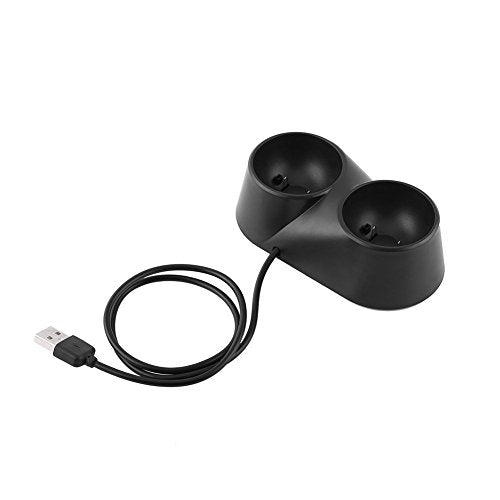 Charging Dock for PS4 VR & for VR Move Motion Controllers, Dual Charger Dock Station for PS Move Handle
