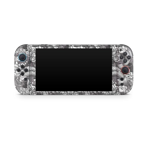 Glossy Glitter Gaming Skin Compatible with Nintendo Switch 2 Console Only - Angry Koi - Premium 3M Vinyl Protective Wrap Decal Cover - Easy to Apply | Crafted in The USA by MightySkins - color: Angry Koi, size: Switch 2 Console Skin Only, style: Glossy Gl