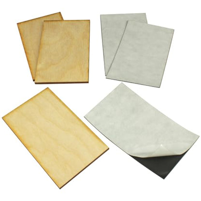 LITKO Ready Base Kit | Compatible with The Old World | 60x100mm Chariot | Twenty 3mm plywood bases + magnets | Magnetize minis for storage & steel trays | Infantry - style: 60x100mm Rectangular