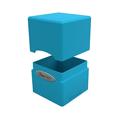 Ultra Pro - Satin Cube Deck Box - Sky Blue - color: Sky Blue