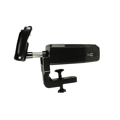 Logitech G PRO Flight Yoke System, Professional Simulation Yoke and Throttle Quadrant, 3 Modes, 75 Programmable Controls, Configurable Throttle Knobs, Steel Shaft, USB, PC - Black