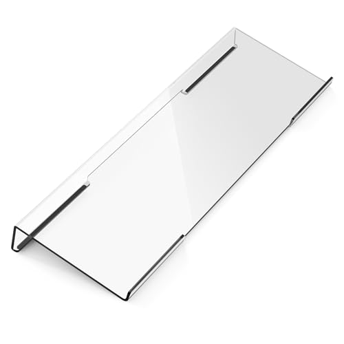 Acrylic Computer Keyboard Wrist Rest Stand for Desktop, Keyboard Riser | Ergonomic Clear Keyboard Holder, Keyboard Hand Rest, Pain Relief for Typing, Multiple Colors - color: Clear