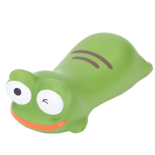 Ergonomic Animal Wrist Rest Pad - Memory Foam Mouse Pad Support for Office Computer Desk with Anti-Skid Base, 5.1x2.7x1.18 inches/13x7x3 cm, Brown Pink Green - size: Frog