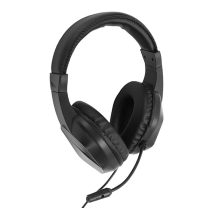 Wired USB Gaming Headset for PC with 7.1 Surround Sound, RGB Lighting Noise Cancelling Mic 40mm Driver Memory Foam Cushion Over Ear Headphone with Mute (Black) - color: Black