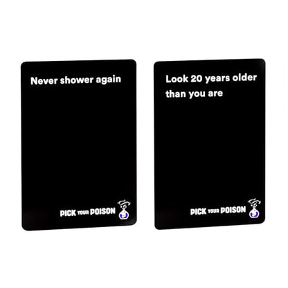 Pick Your Poison Family Edition – Funny “Would You Rather” Party Game for Kids, Teens & Adults | Hilarious Family Card Game for Game Night, Sleepovers & Parties | Great Gift for Families and Friends