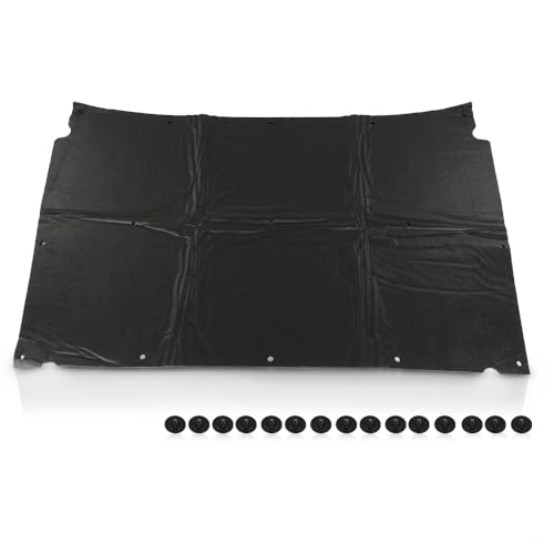CNNELL Hood Insulation Pad w/ Clips Compatible with Chevy Caprice Impala 1991-1996 Black - style: 1991-1996 Chevy Caprice Impala