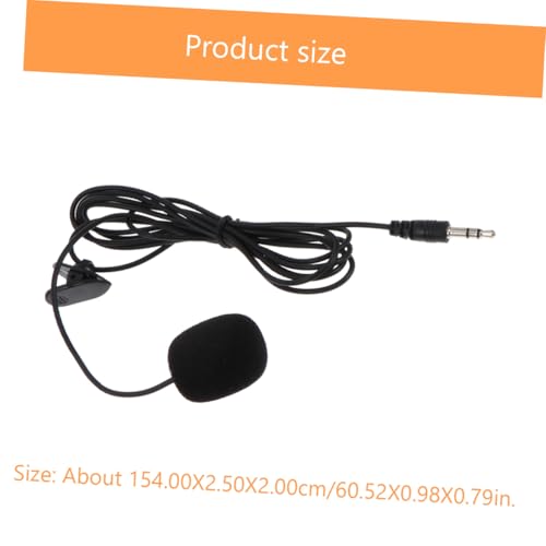 Toyvian 3pcs Professional Lavalier Condenser Microphones with Noise Reduction Clip Collar Mics for Gaming Recording Broadcasting Compatible with Gimbal Cameras and Mobile Devices
