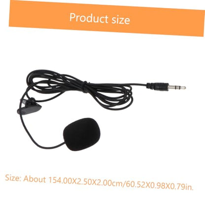 Toyvian 3pcs Professional Lavalier Condenser Microphones with Noise Reduction Clip Collar Mics for Gaming Recording Broadcasting Compatible with Gimbal Cameras and Mobile Devices