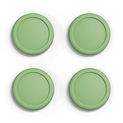 eXtremeRate PlayVital Switch Joystick Caps, Switch Lite Thumbstick Caps, Silicone Analog Cover for OLED Joycon Thumb Grips - Matcha Green - color: Matcha Green