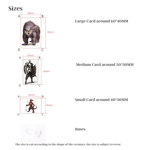 DND Miniatures Starter Set 173 Fantasy Figures for Tabletop Campaign | Acrylic flat minis with 40 bases for 1-inch grid battle maps, beginner DM gift with broad monster variety and sorted storage - style: 2d-stater-set