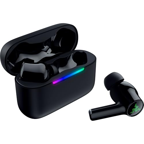 Razer Hammerhead V3 X Wireless Multi‐Platform Gaming Earbuds, Black | 2.4 GHz & Bluetooth 5.3, 35 Hr Battery, THX Spatial Audio, for Smartphones, PC, Laptop, Tablet, PS5, Steam Deck - style: PC