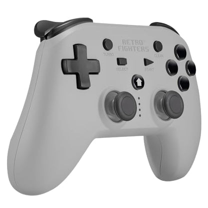 Retro Fighters Defender Next-Gen PS1 - PS2 - PS3 - PS Classic - Switch & PC Compatible Wireless Controller (Gray) - color: Gray
