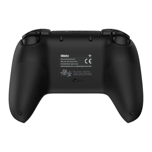 8Bitdo Ultimate 2C Wireless Controller for Windows PC and Android, with Hall Effect Joysticks and Hall Triggers, 1000Hz Polling Rate, and Remappable L4/R4 Bumpers - Black Myth: Wukong - color: Black Myth: Wukong