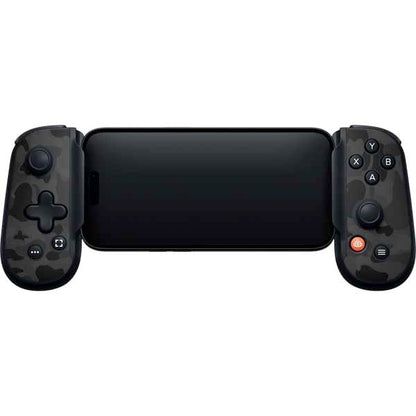 Skinit Decal Gaming Skin Compatible with Backbone One for iPhone Game Controller - Shark Teeth Grey Street Camo Design - color: Grey - CAMBPE11
