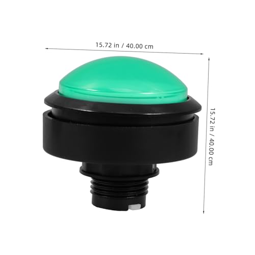 Led Illuminated Game Machine Push Button Switch Replacement Button for Vending Machines Arcade Games Convex Design for Easy Operation Low Light