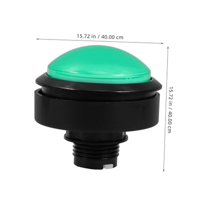 Led Illuminated Game Machine Push Button Switch Replacement Button for Vending Machines Arcade Games Convex Design for Easy Operation Low Light