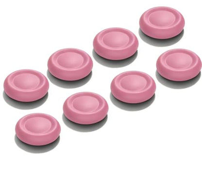 Ferkurn Replacement Thumb Grips Cap Compatible with PS5/4 Controller Edge Accessories, Anti-Slip Anti-Stickiness Anti-Scratch Joystick Caps Controller Thumbstick Grips Replacement Button, Repair Part - color: Pink