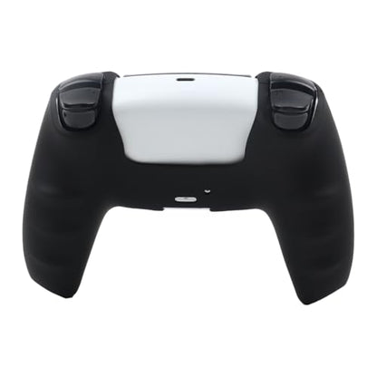 Moonlit Cats with a Loving Heart Controller Skin Compatible with PS5/Playstation 5 Controller, RALAN Protector Case Cover Customised Thumb Grip - color: MCats Black White