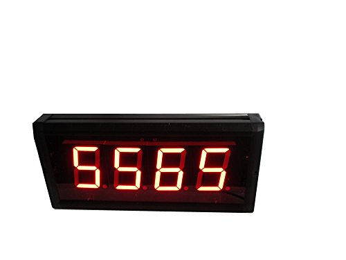 AZOOU 3-Inch High Character LED Counter Digital Countdown/up Timer Three Buttons Red Color