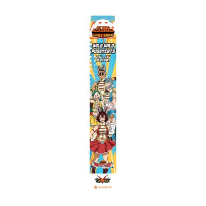 Jasco My Hero Academia Collectible Card Game Series 3 Wild Wild Pussycats PLAYMAT | 18" by 24" Rubber Game Mat | Ages 14+ | 2 Players | Average Playtime 20-30 Minutes | Made by Jasco Games