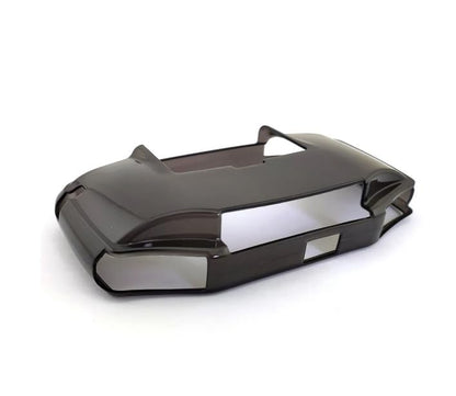 TPU Clear Transparent Protective Case Shell for GBA for Game Boy Advance Console Cover (Black)